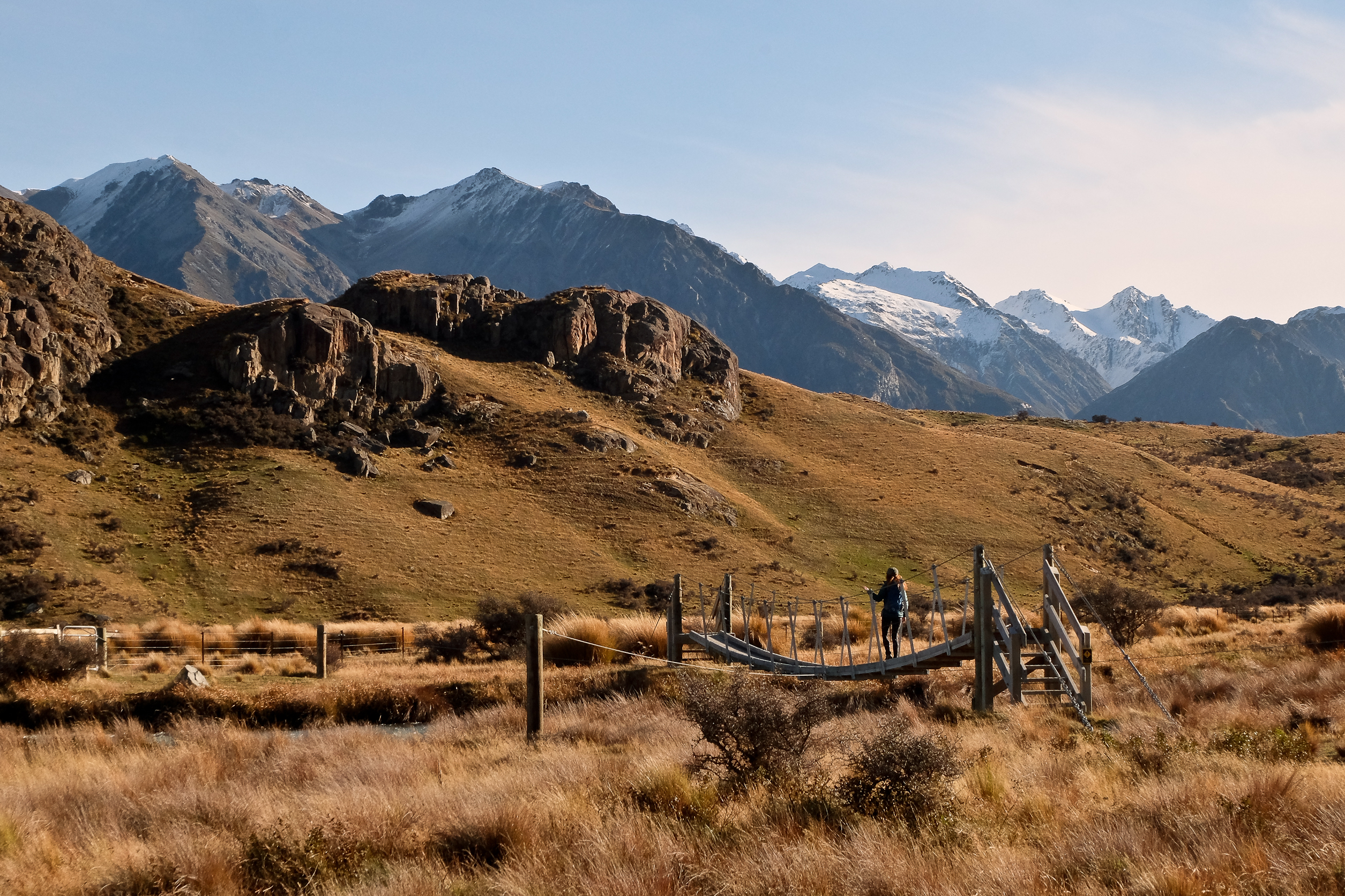 Hike to the Summit of Mt Sunday, Ashburton Lakes, New Zealand