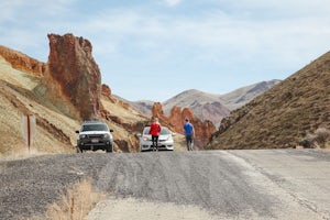 Camp at Leslie Gulch