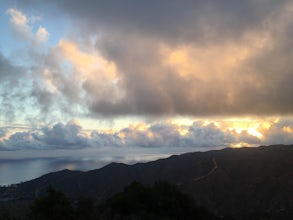 Camp at Hermit Gulch on Catalina Island 