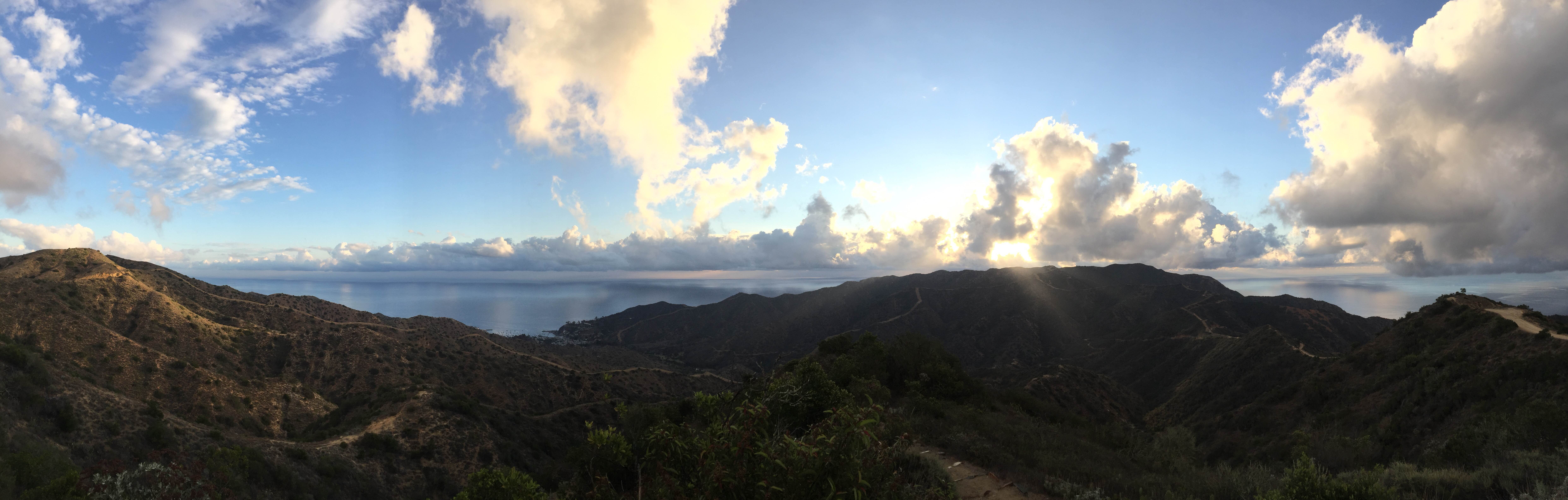 Camp at Hermit Gulch on Catalina Island 
