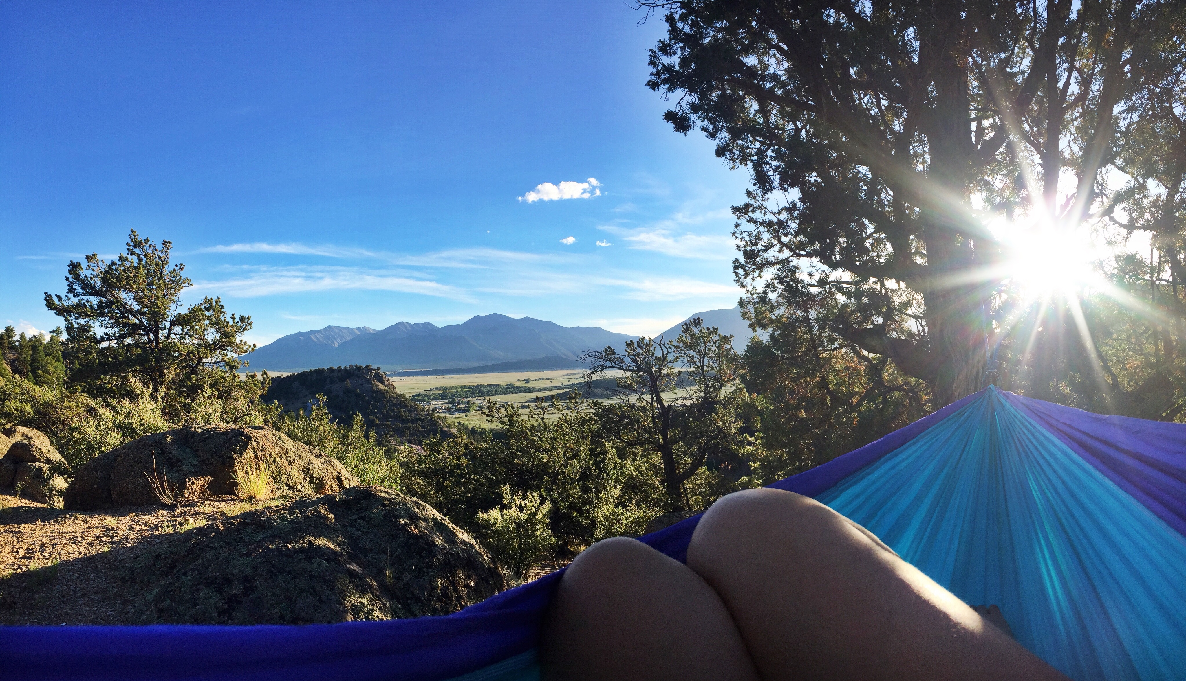 Camp in Browns Canyon Wilderness Study Area