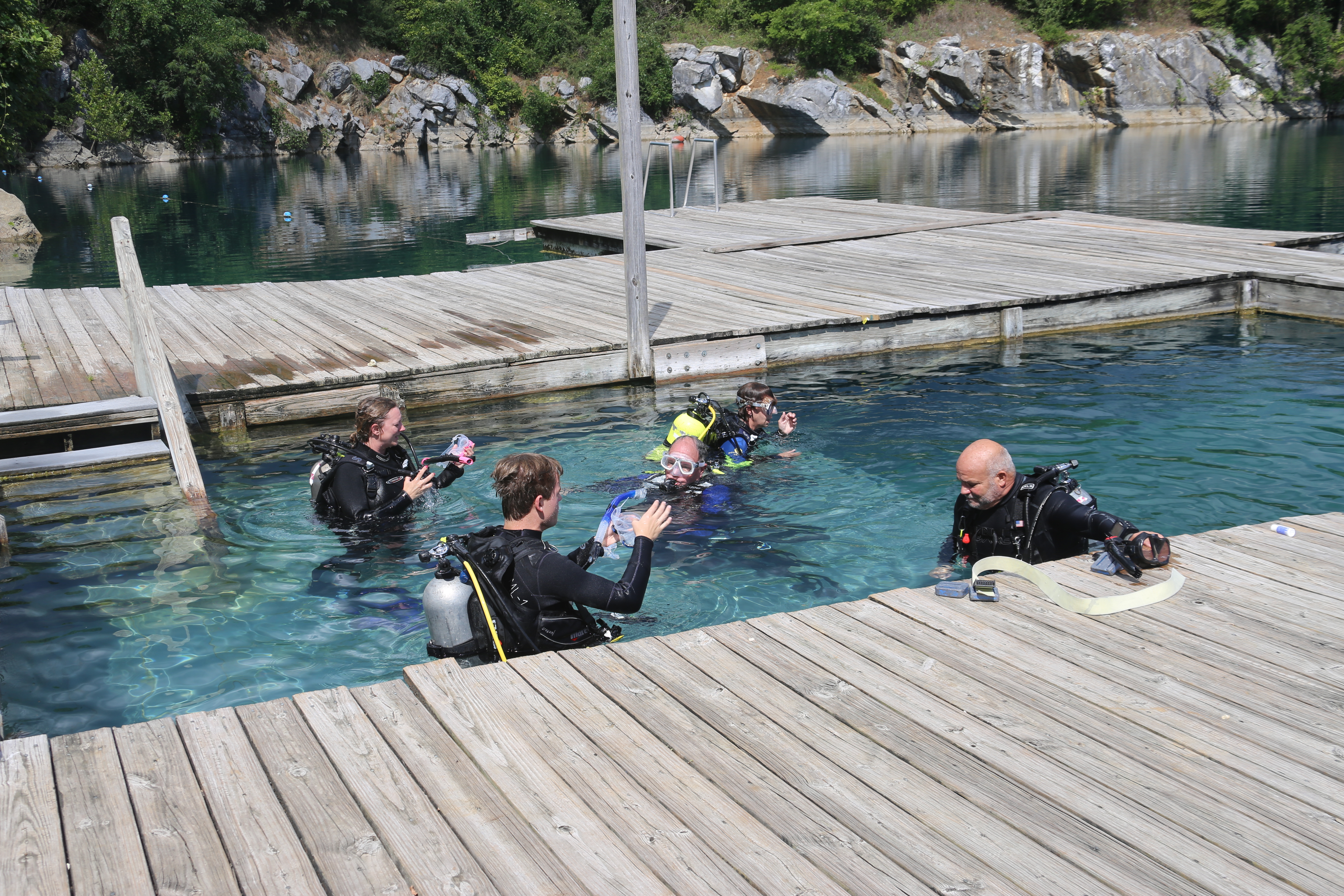 SCUBA Dive at Blue Water Quarry 