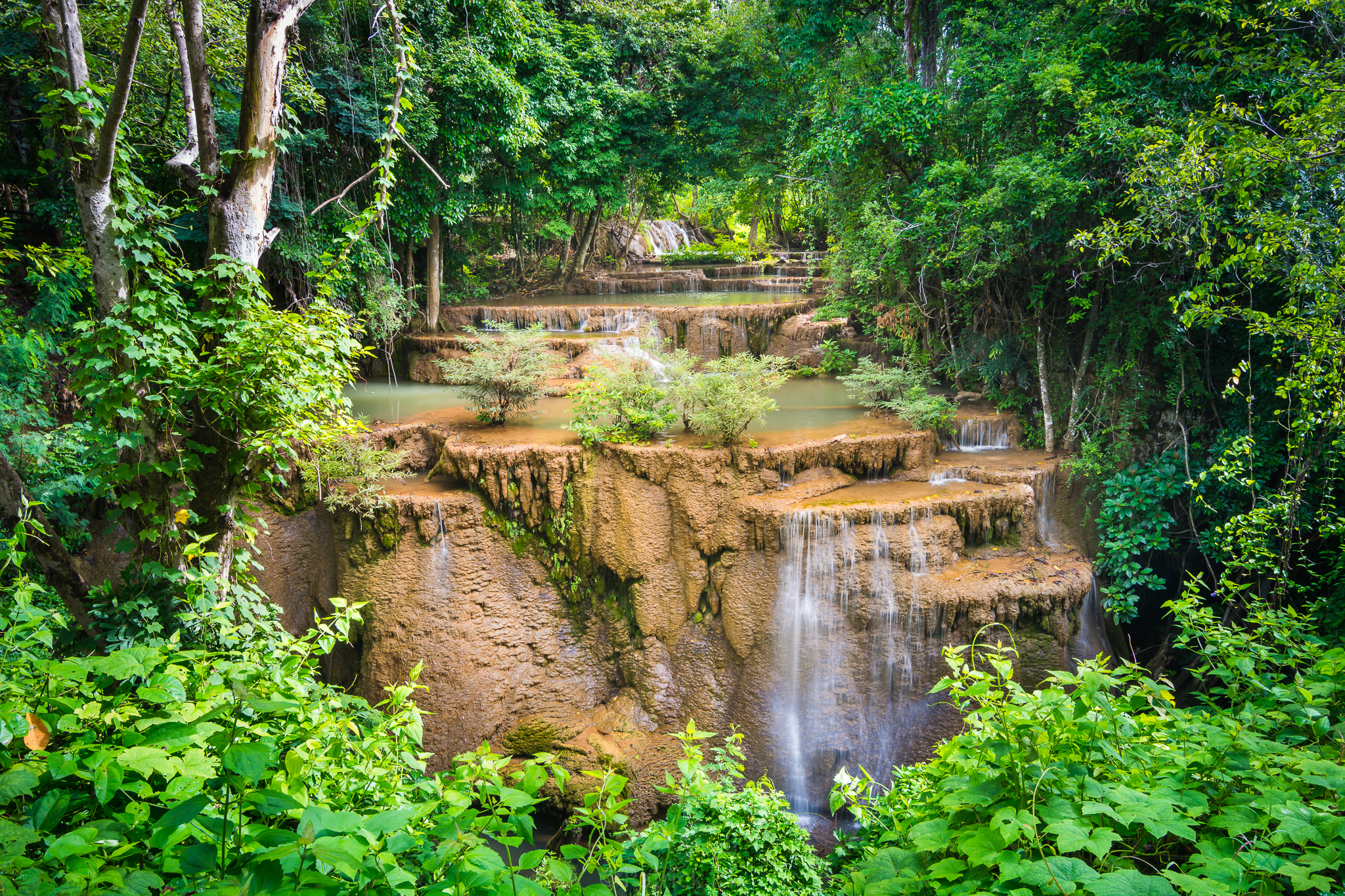 Hike to Huay Mae Khamin Falls, Thailand