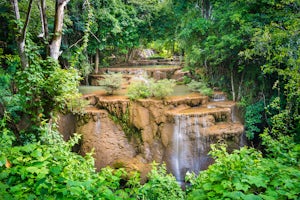 Hike to Huay Mae Khamin Falls, Thailand