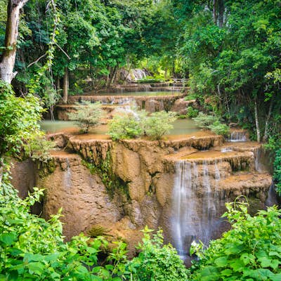 Hike to Huay Mae Khamin Falls, Thailand