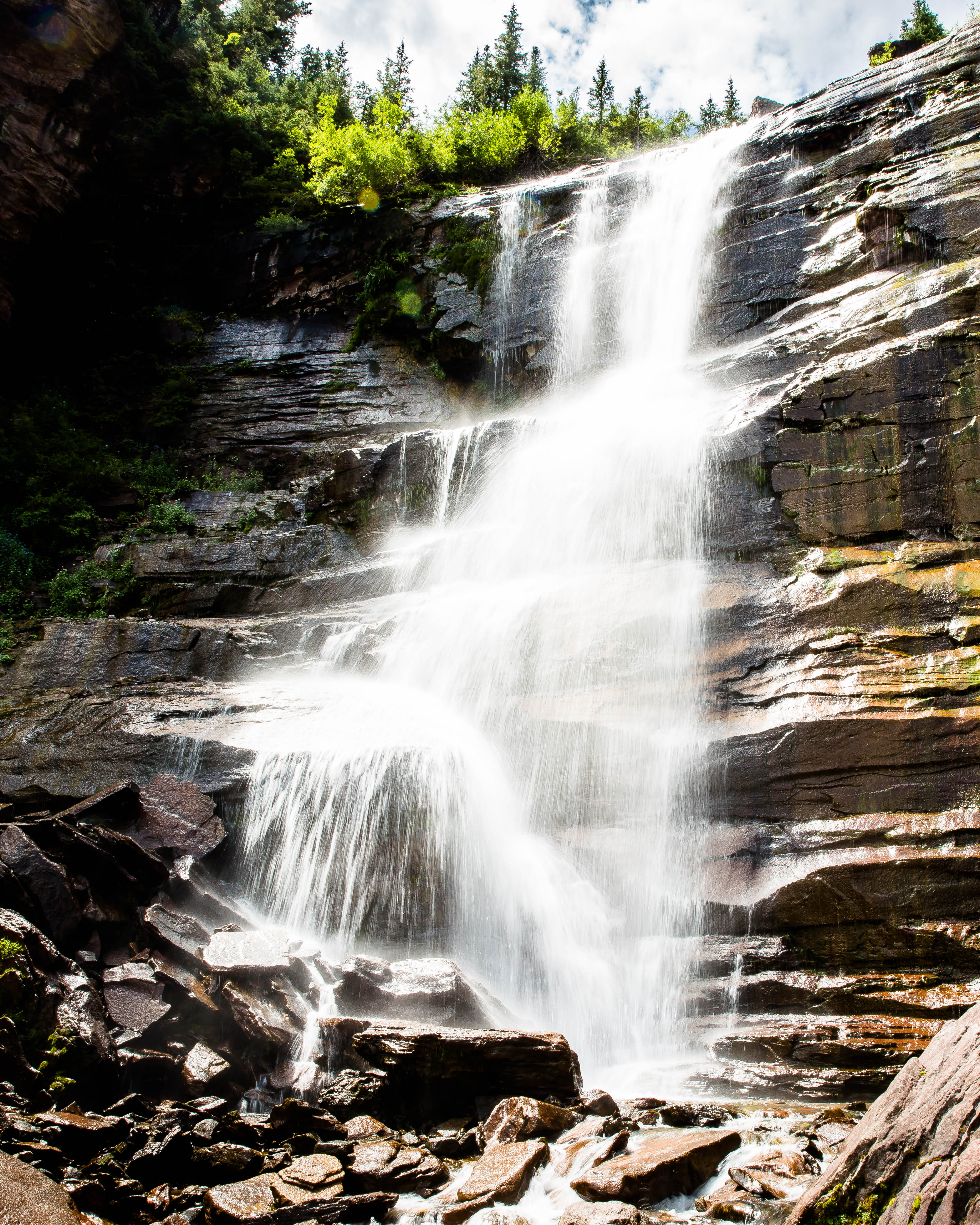 Hike To Bridal Veil Falls In Telluride Telluride Colorado