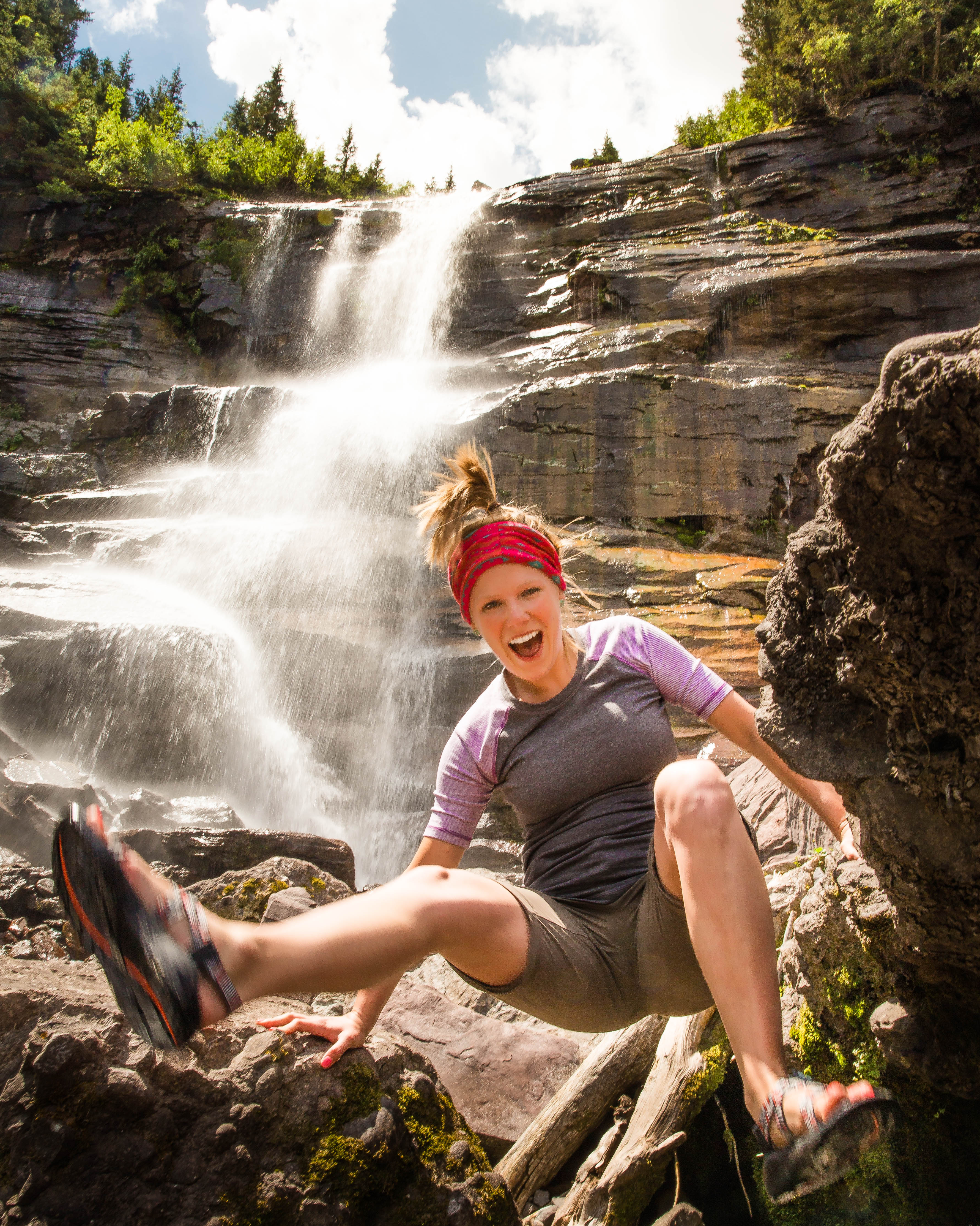 Hike to Bear Creek Falls in Telluride