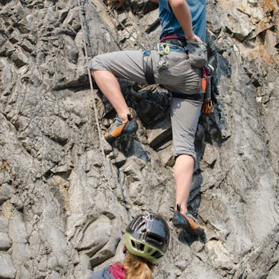 Rock Climb at Cougar Creek Canyon