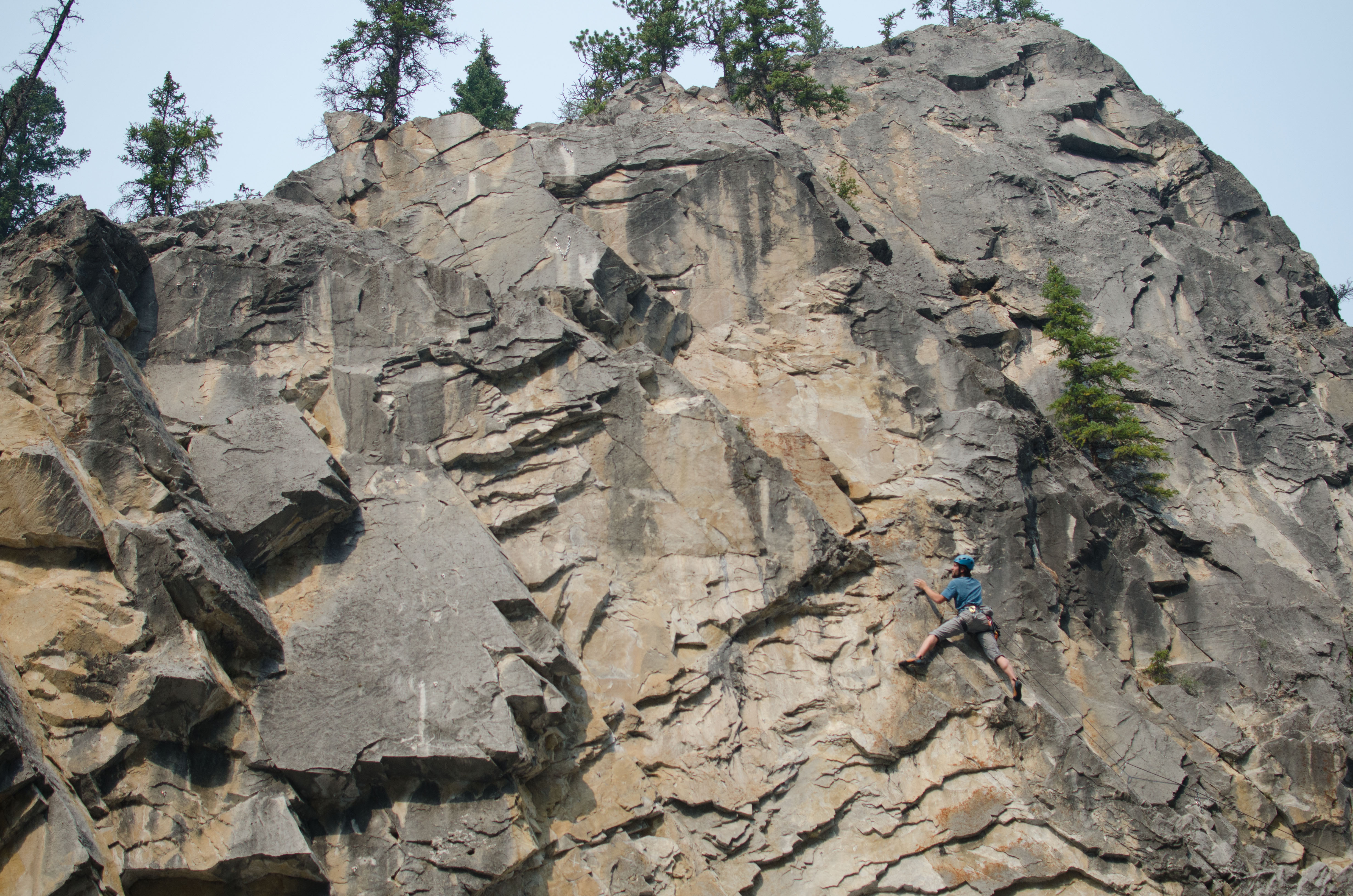 Rock Climb at Cougar Creek Canyon