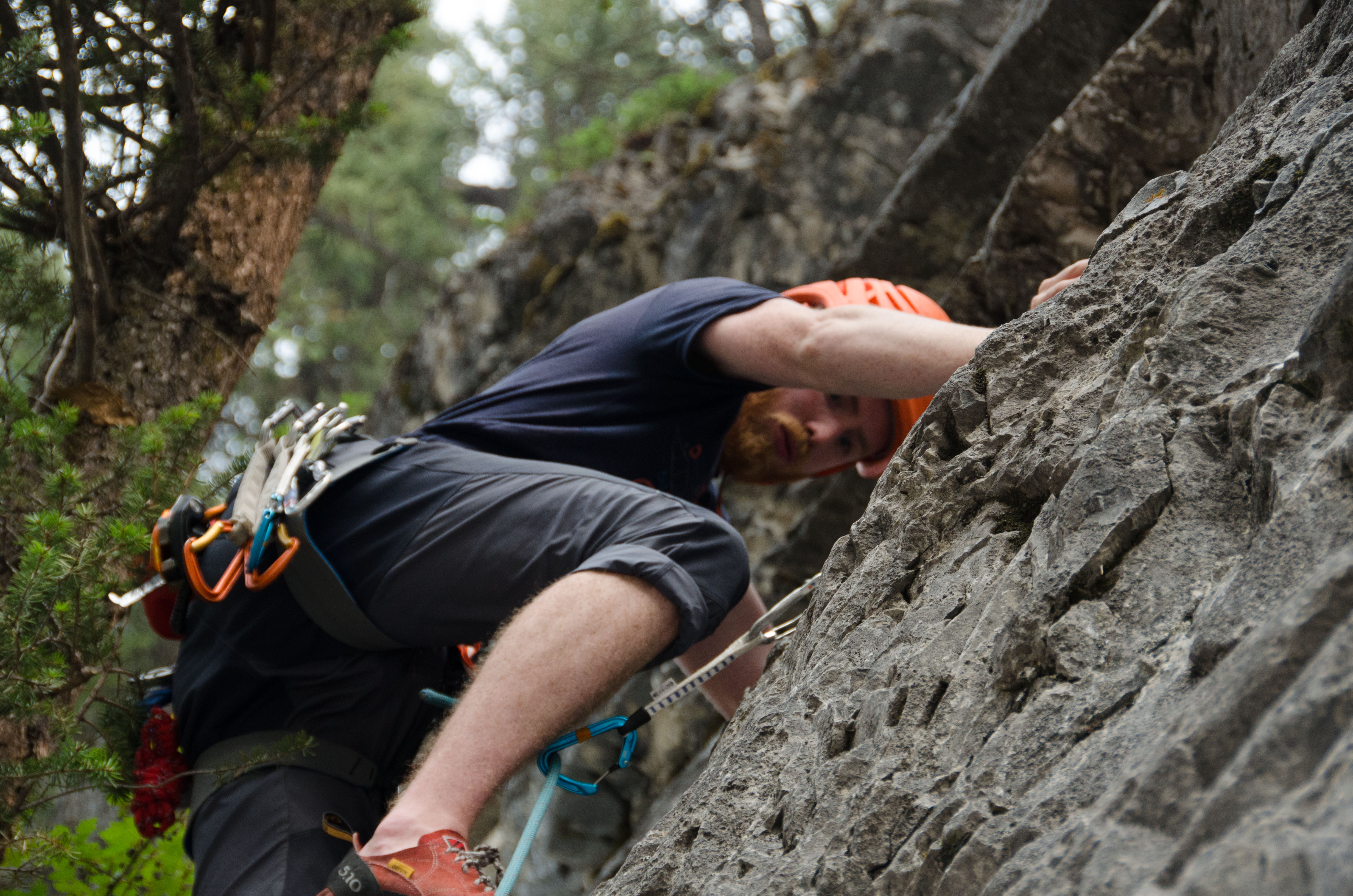 Rock Climb at Cougar Creek Canyon