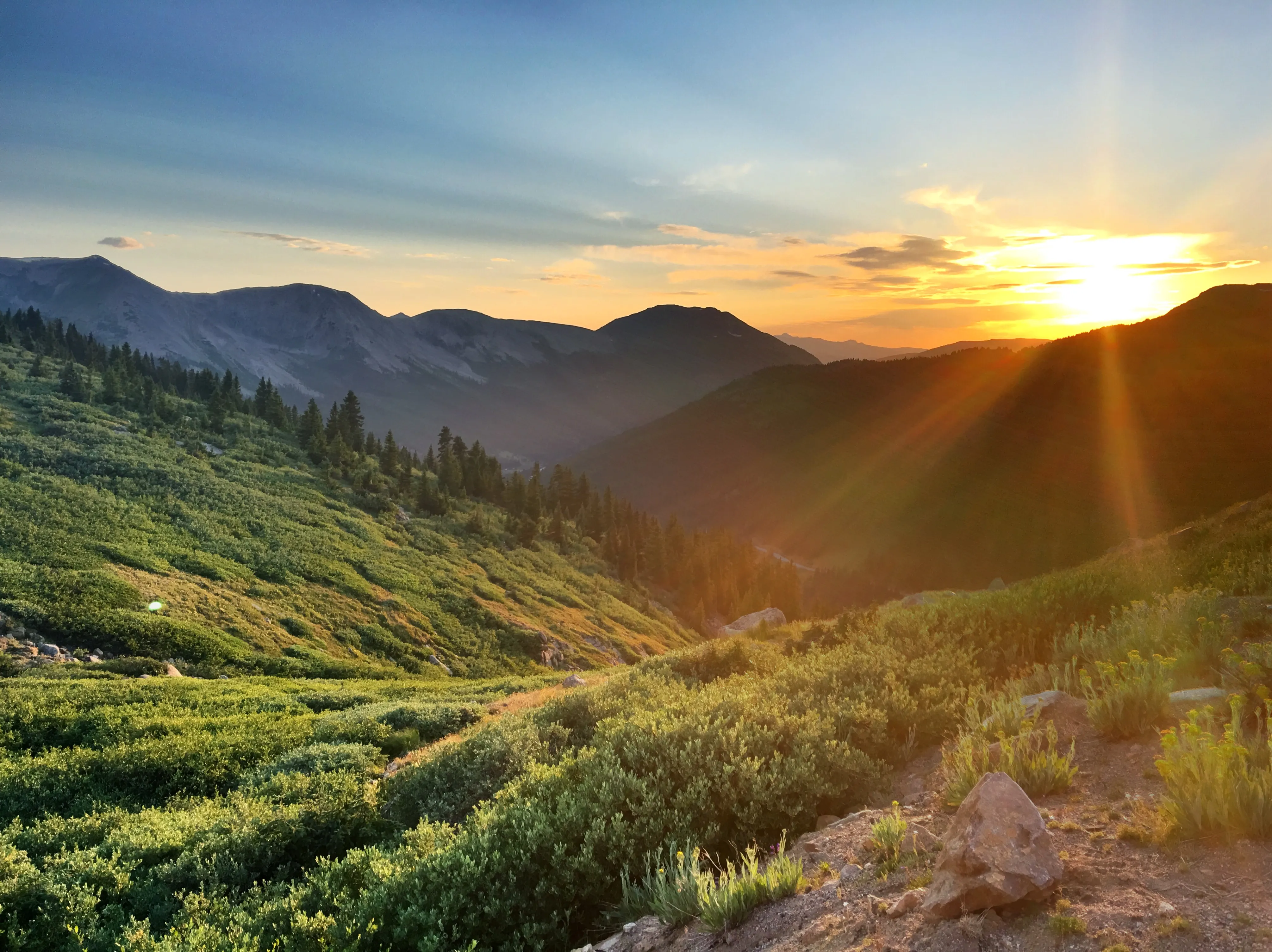 Watch the Sunset from Independence Pass