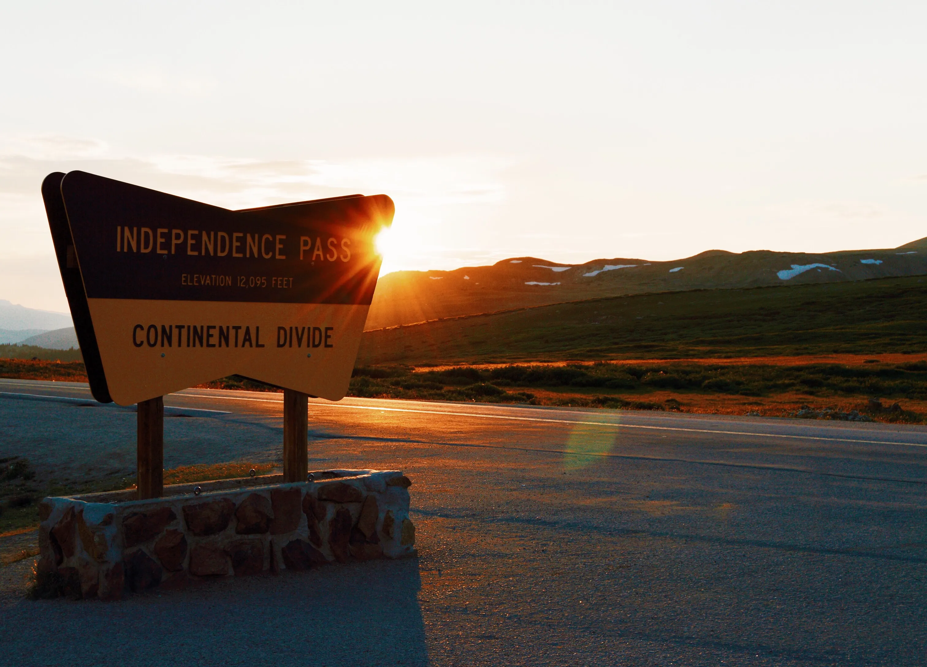 Watch the Sunset from Independence Pass