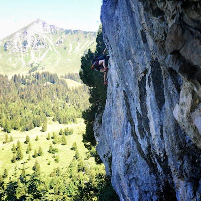 Hike and Climb the Via Ferrata de la Cascade