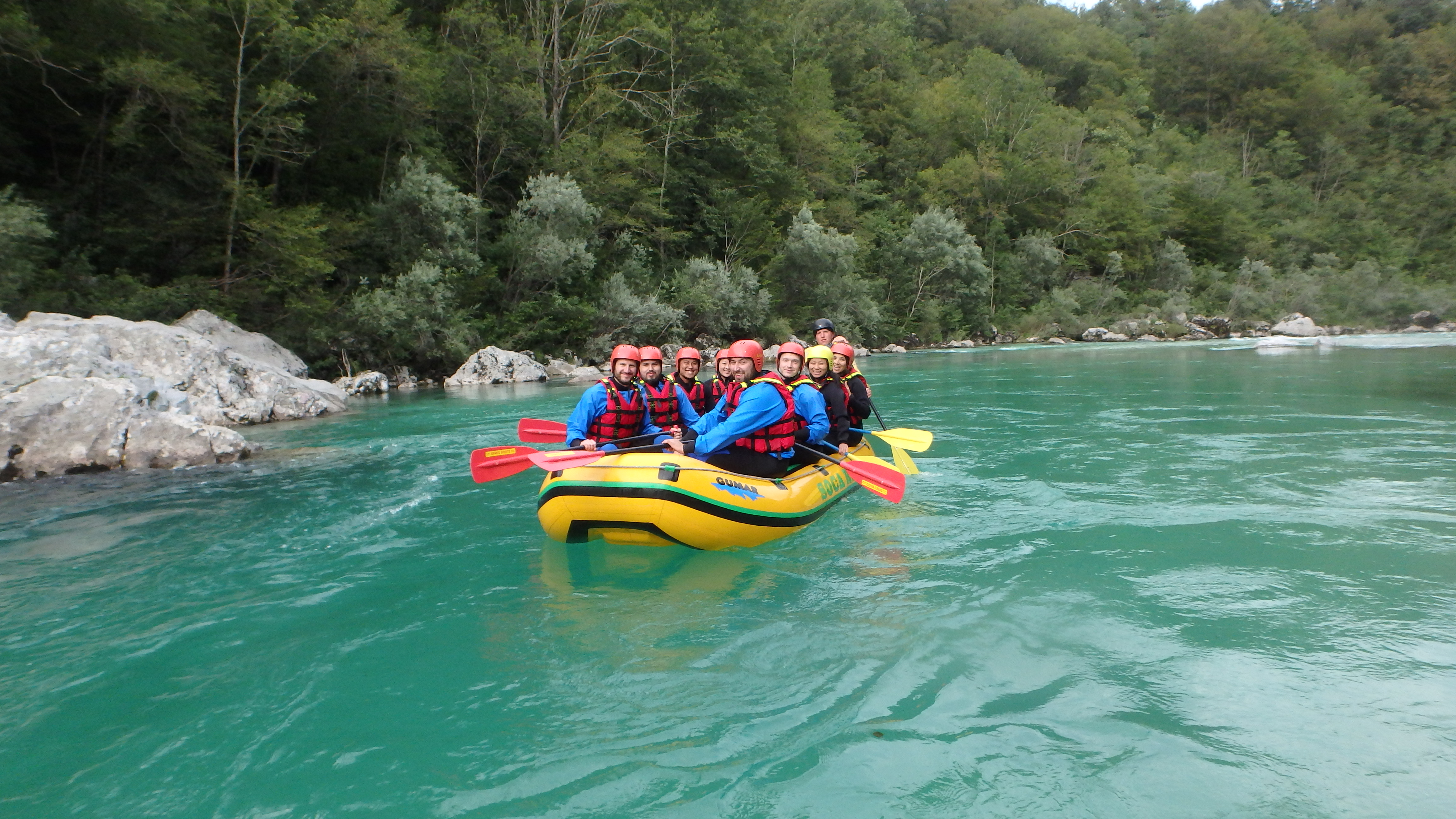 White Water Raft on the Soca River