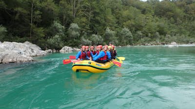 White Water Raft on the Soca River