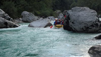 White Water Raft on the Soca River