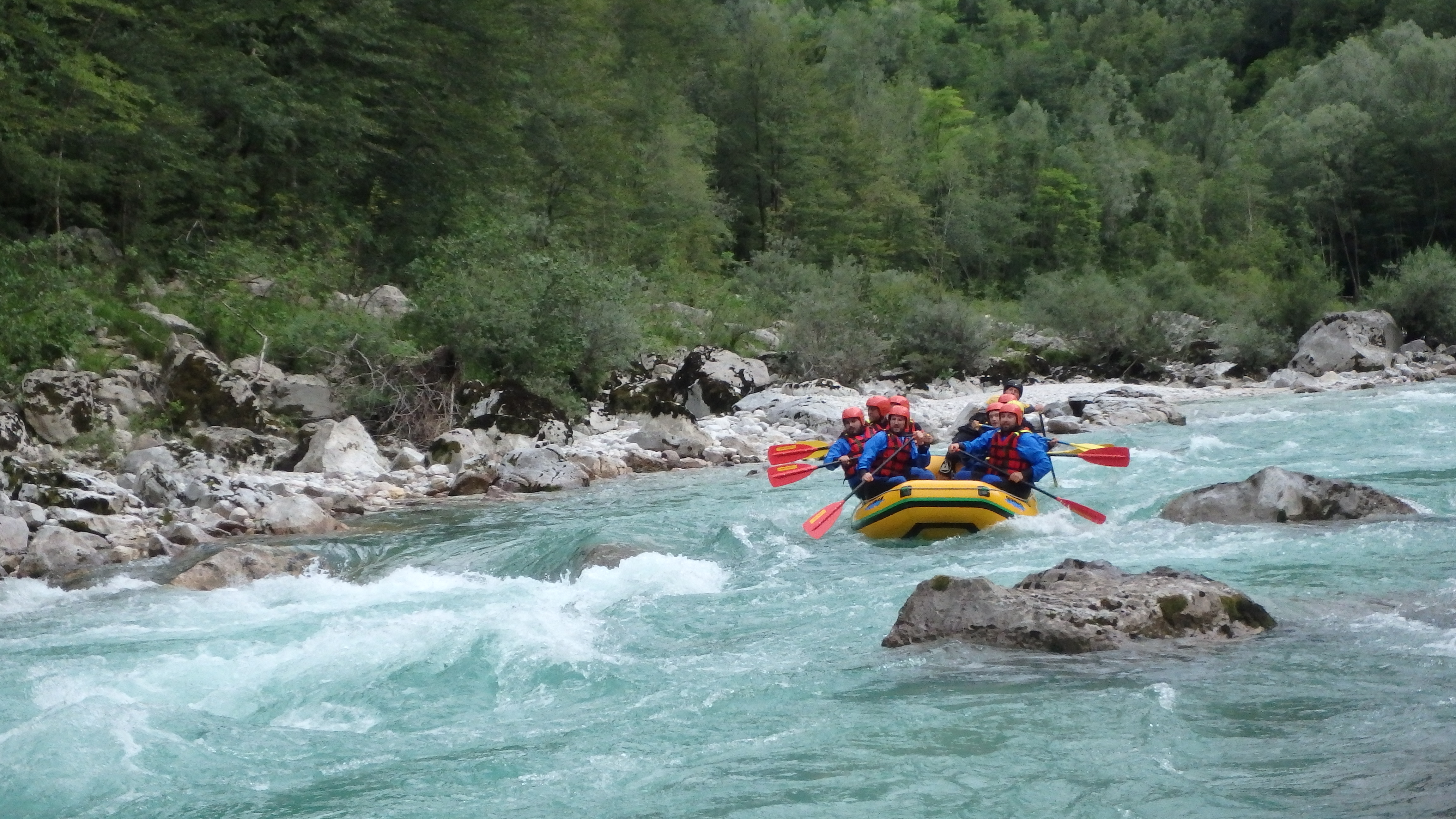 White Water Raft on the Soca River