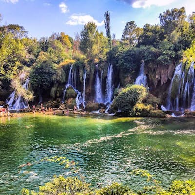 Swim into Kravice Waterfalls, Bosnia