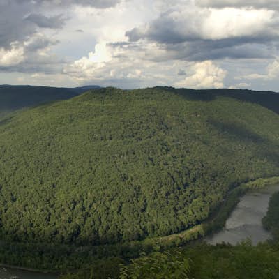 Grandview Overlook in the New River Gorge