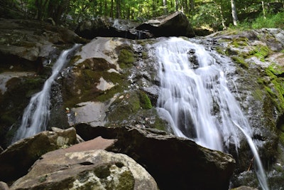 Hike to Shamokin Falls, Dripping Rock Parking Area