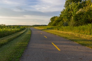 Run the Ironweed Trail in Glacier Ridge Metro Park