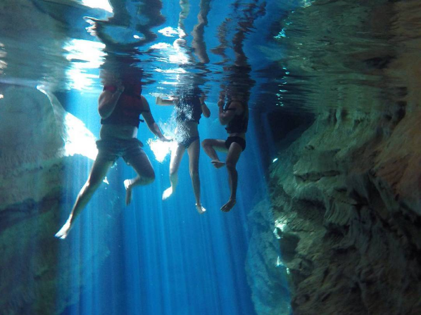Swim in the Blue Well/Poco Azul