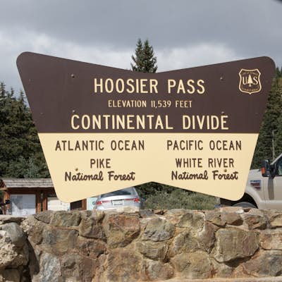 Off Road at Hoosier Pass