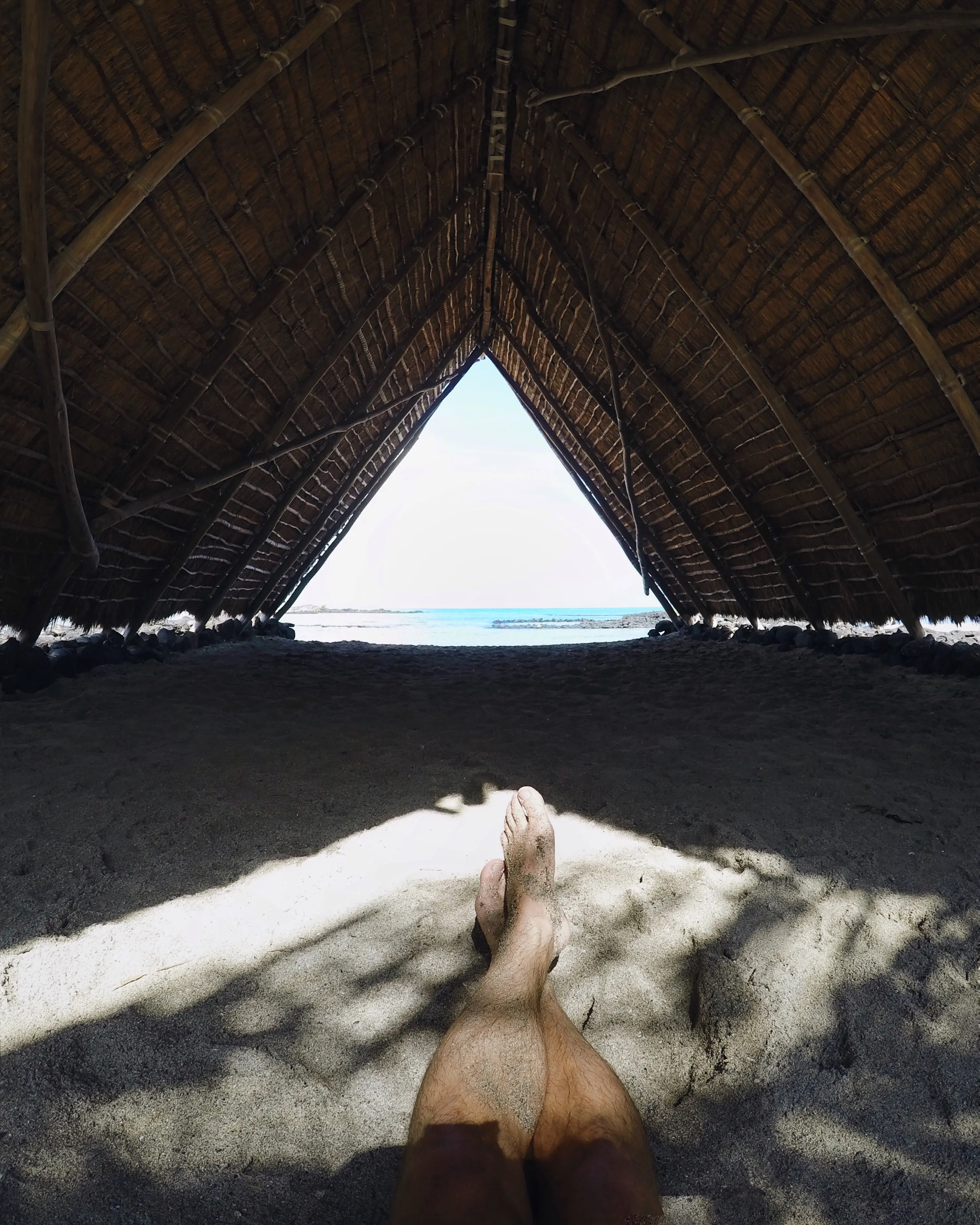 Relax at Honokohau Beach 