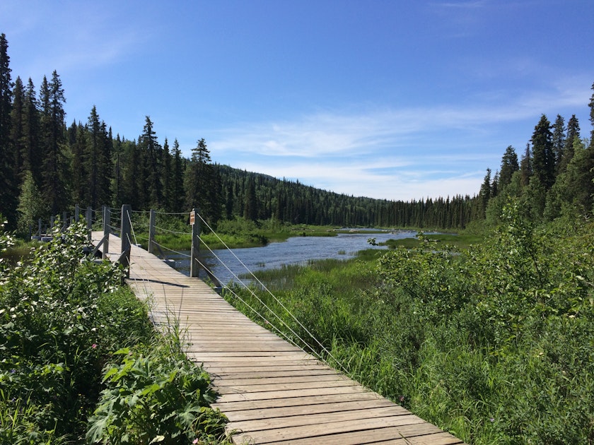 Hike Byer's Lake Loop, Byers Lake Campground