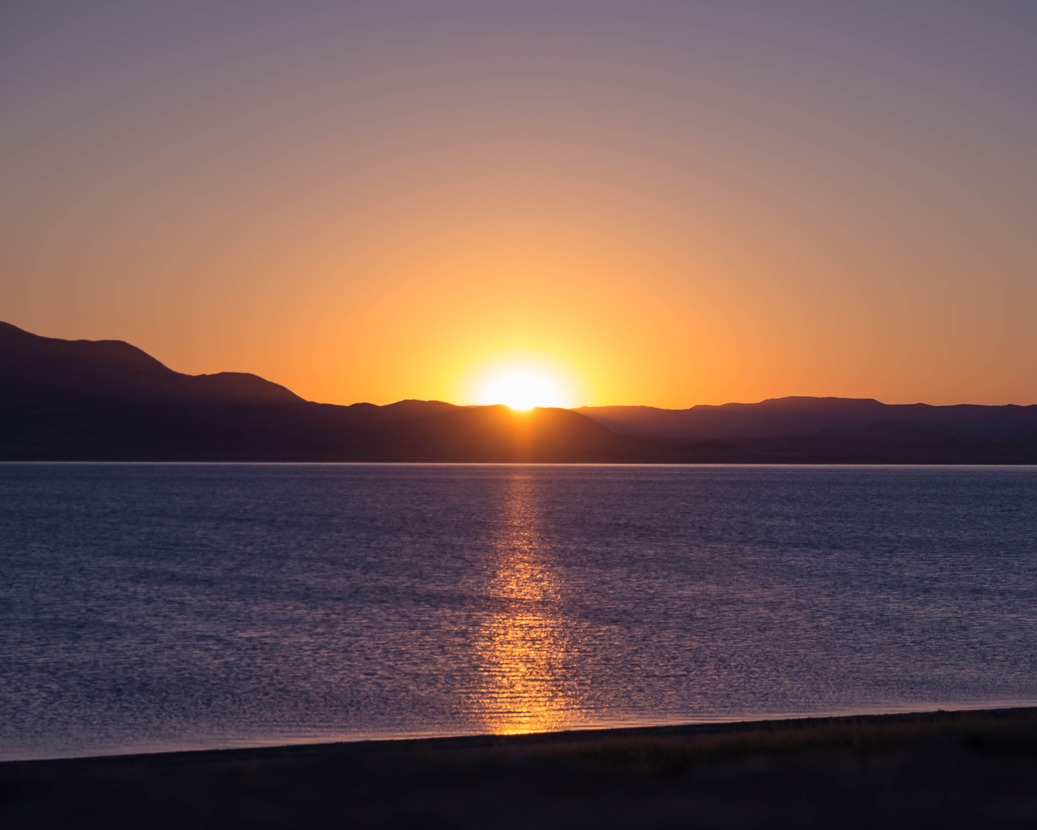 Camp at Tamarack Bay on Pyramid Lake