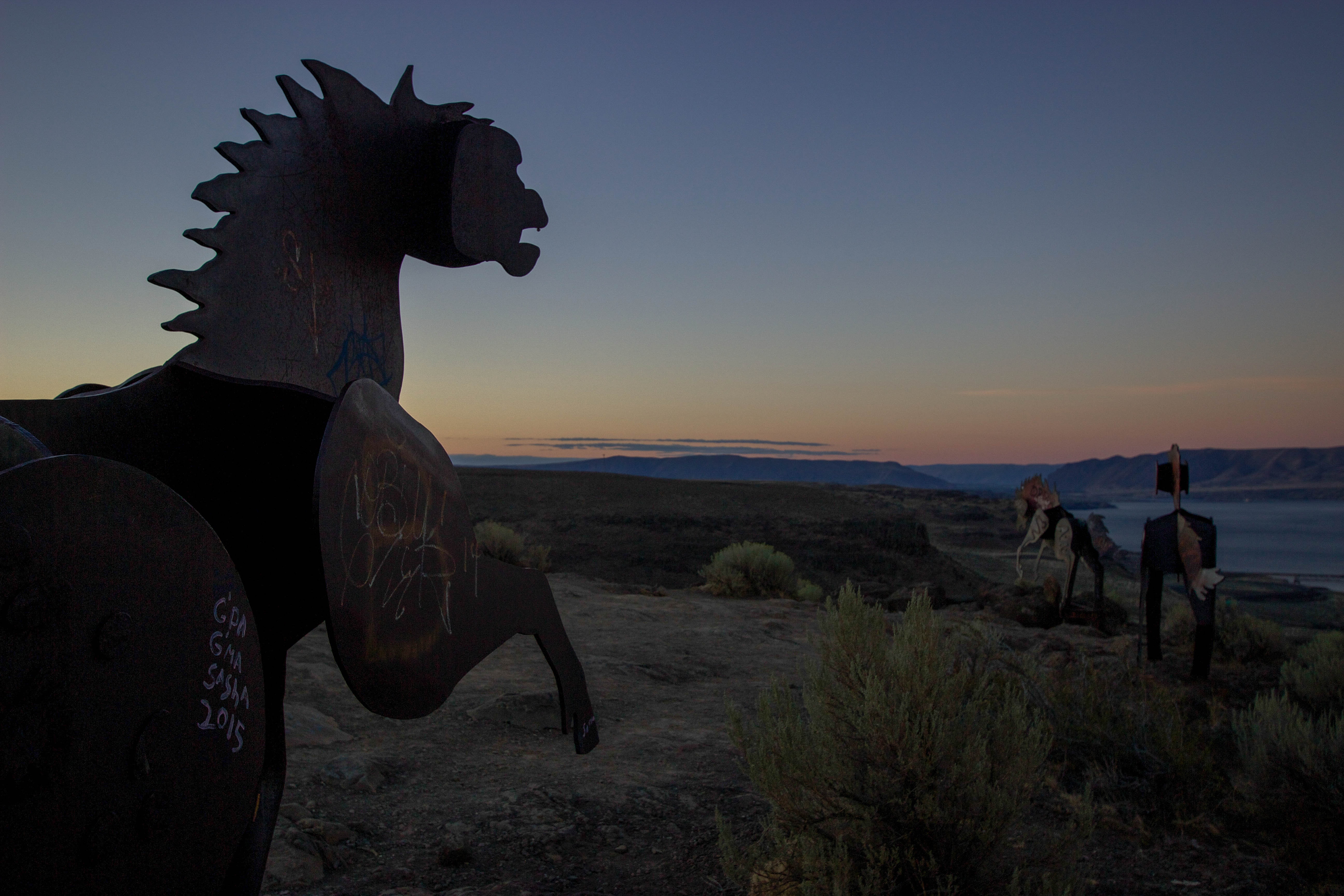 Catch the Sunset at Wild Horse Monument