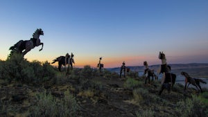 Catch the Sunset at Wild Horse Monument