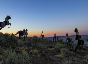 Catch the Sunset at Wild Horse Monument
