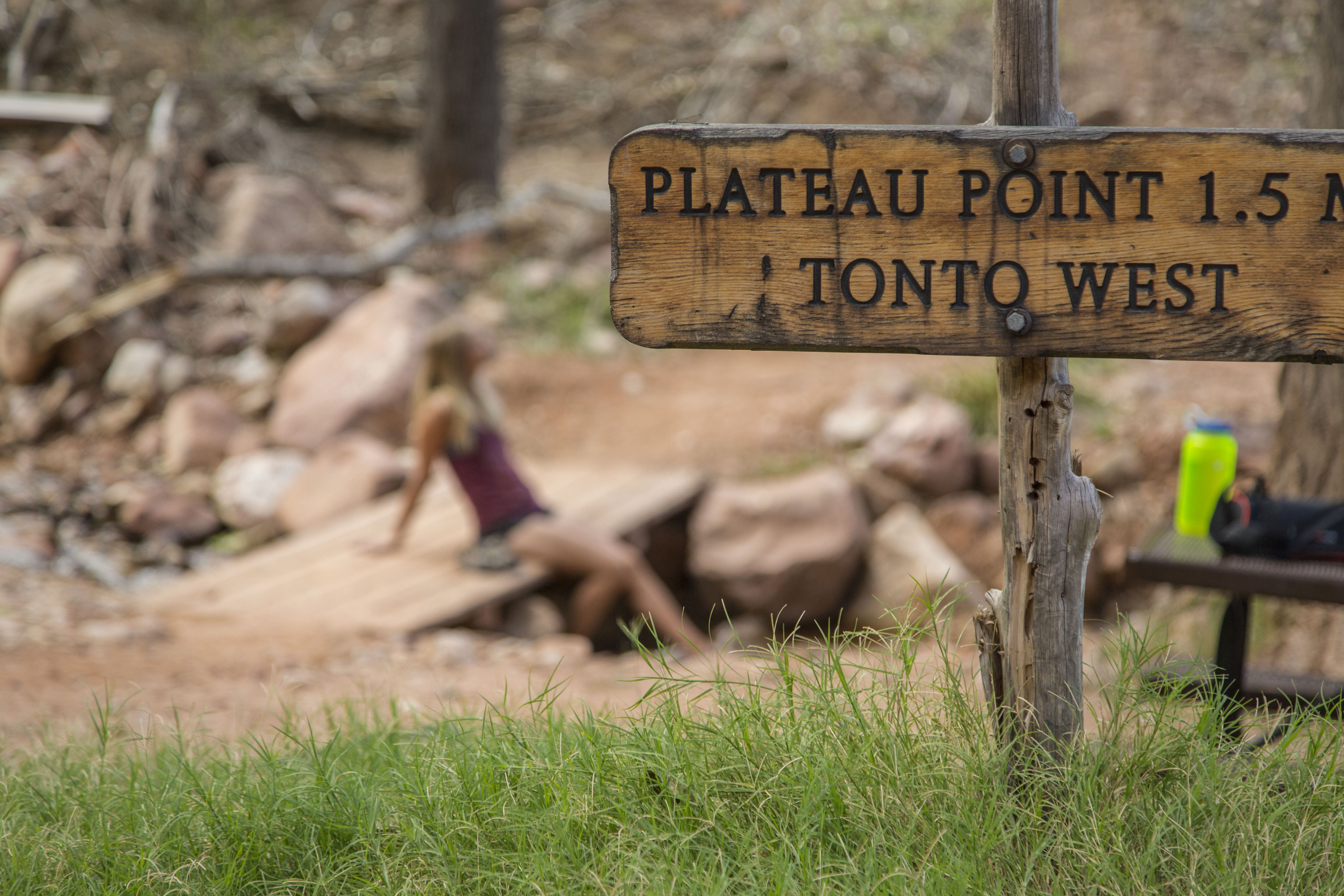 Bright Angel Trail to Indian Garden and Bright Angel Campgrounds
