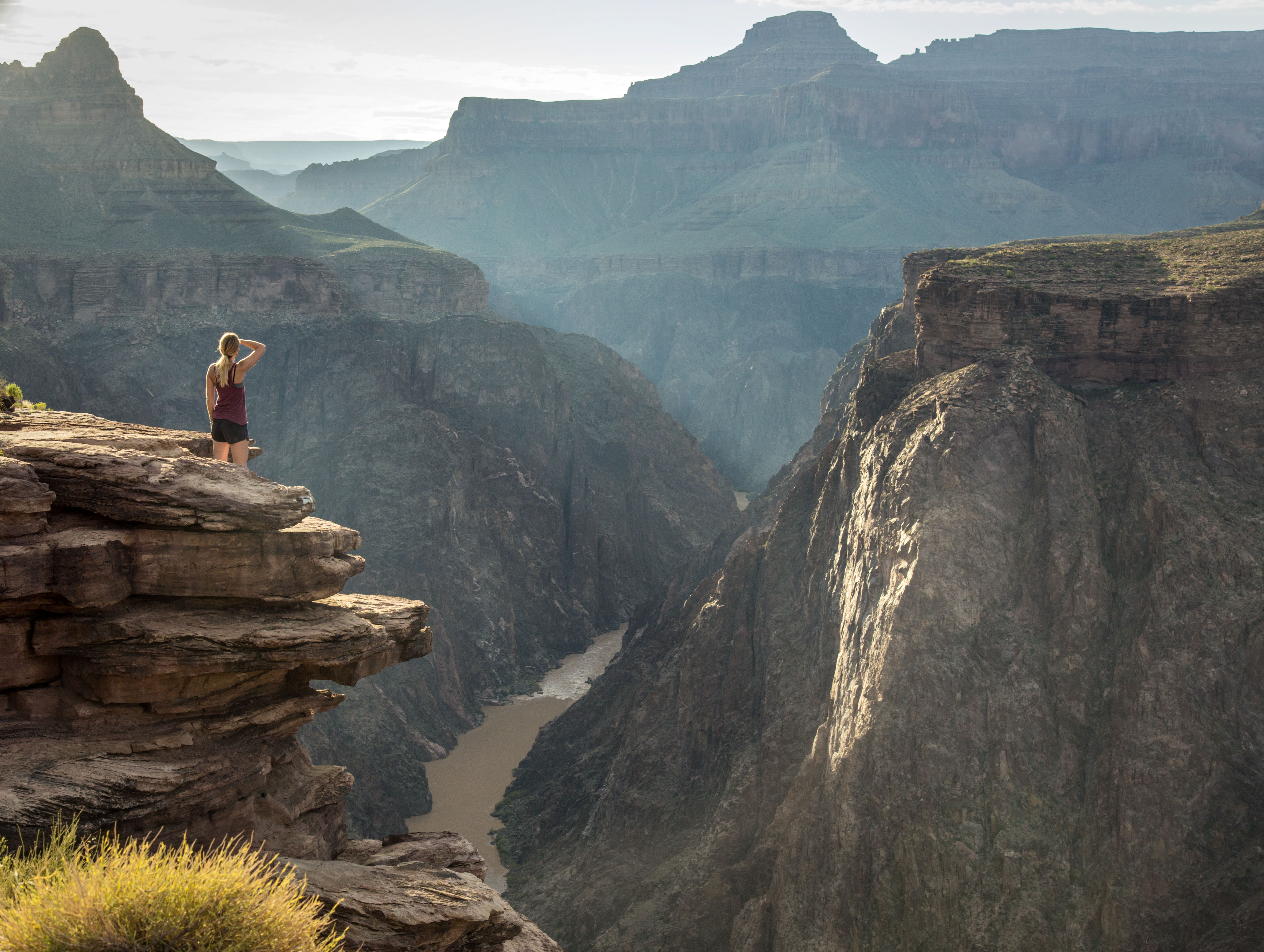 Bright Angel Trail to Indian Garden and Bright Angel Campgrounds