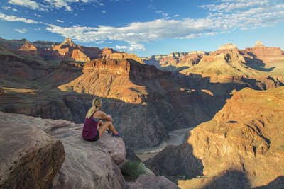 Bright Angel Trail to Indian Garden and Bright Angel Campgrounds