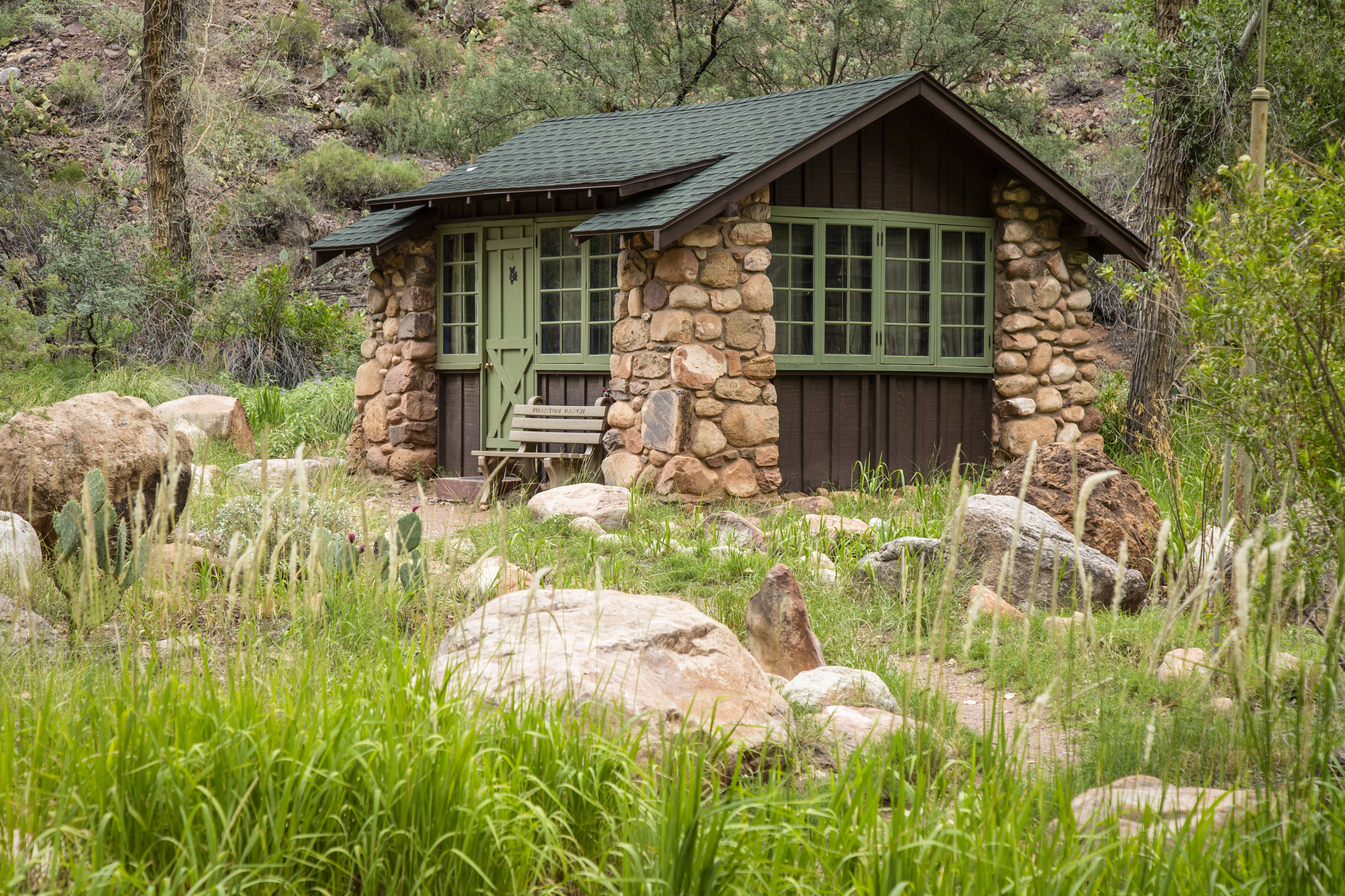 Bright Angel Trail to Indian Garden and Bright Angel Campgrounds