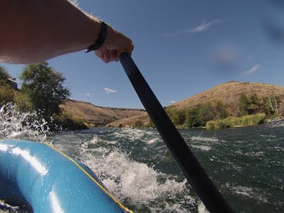 White Water Raft Down the Deschutes River