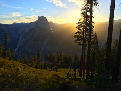 Reverse Summit of Glacier Point in Yosemite National Park