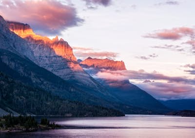 Capture Sunrise at St. Mary Lake