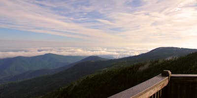 Hike the Cloud land trail to Roan High Bluff Lookout