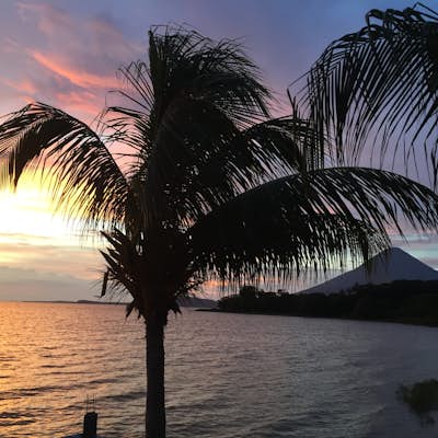 Catch the perfect sunset shot on Ometepe