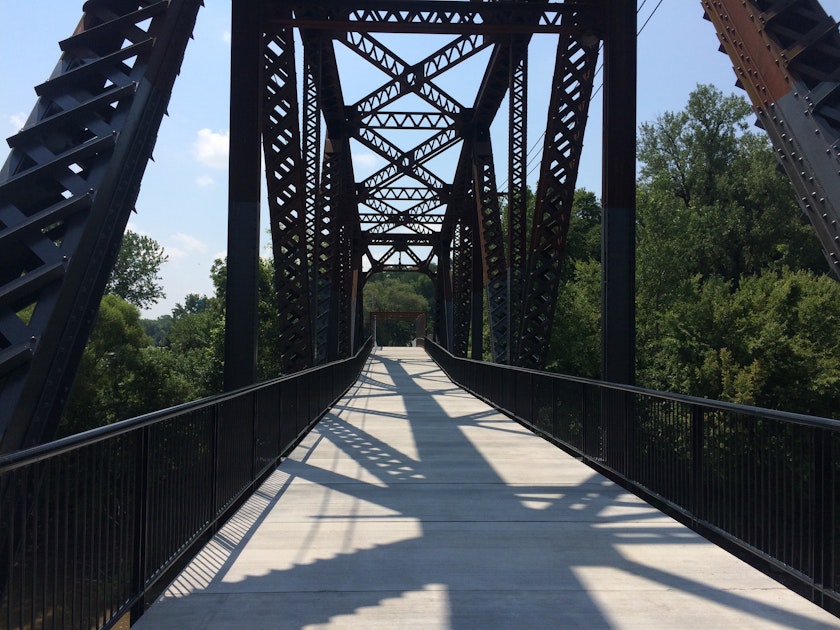 Photograph the MKT Katy Trail Bridge, Boonville, Missouri