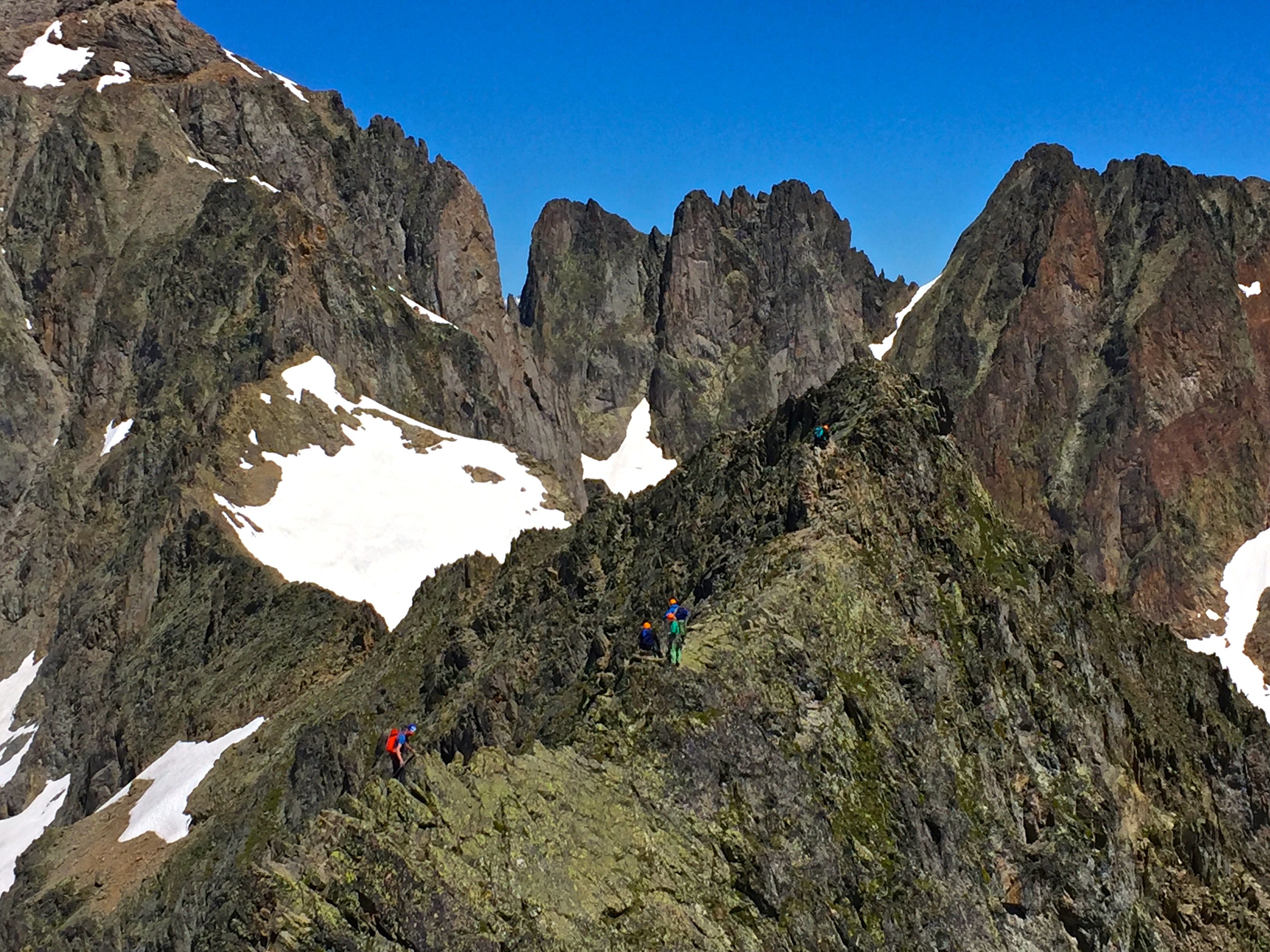 Climb the Aiguilles Crochues Traverse