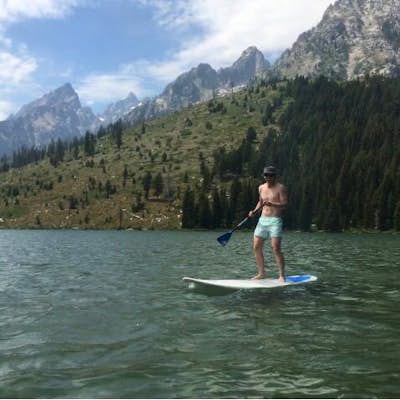 Paddle Board at String Lake