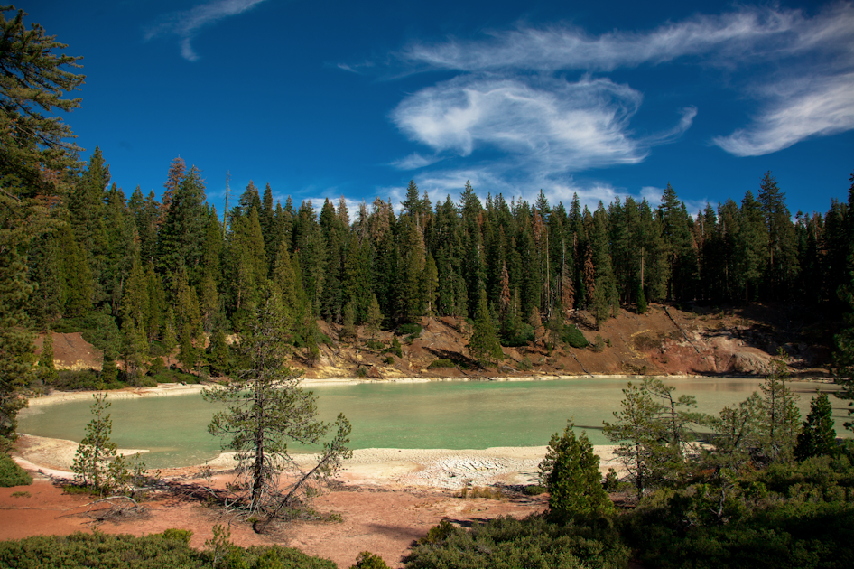 Hike to Boiling Springs Lake, Warner Valley Trailhead