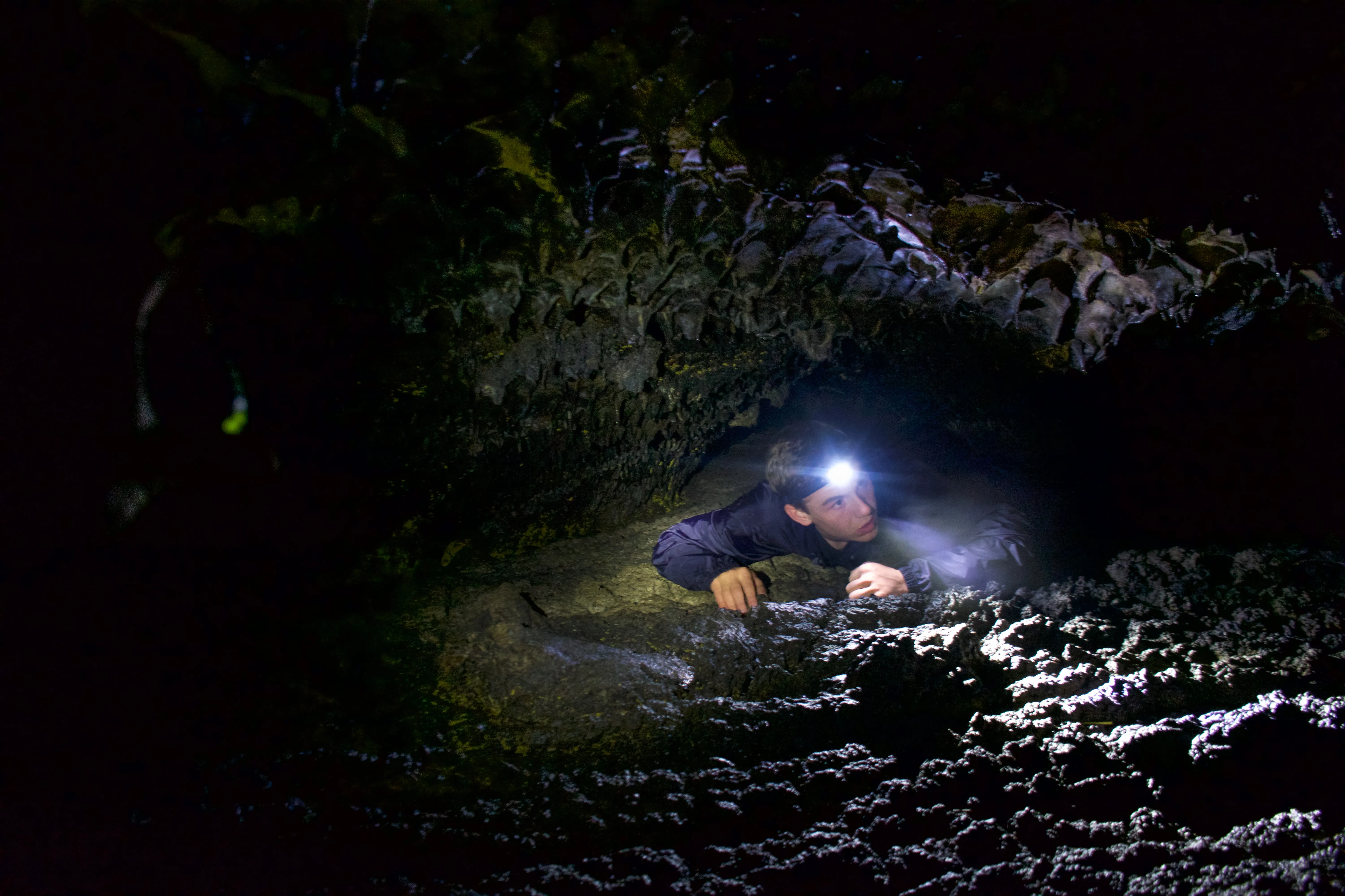 Explore the Catacombs at Lava Beds National Mounument