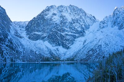 Wintery backpack to Colchuck Lake