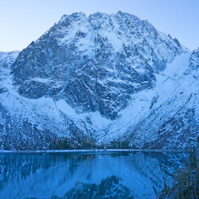 Wintery backpack to Colchuck Lake