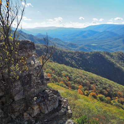 Hike to Chimney Rock in the Monongahela National Forest